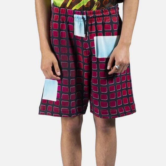 BNWT SS21 DRIES VAN NOTEN x LEN LYE HABOR FUCHSIA SHORTS M & L - Picture 1 of 16